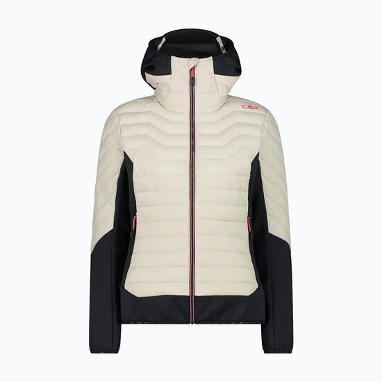 Doudoune hybride avec capuche fixe femme CMP