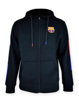 Sweat à capuche noir du FC Barcelone, saison 2024-25