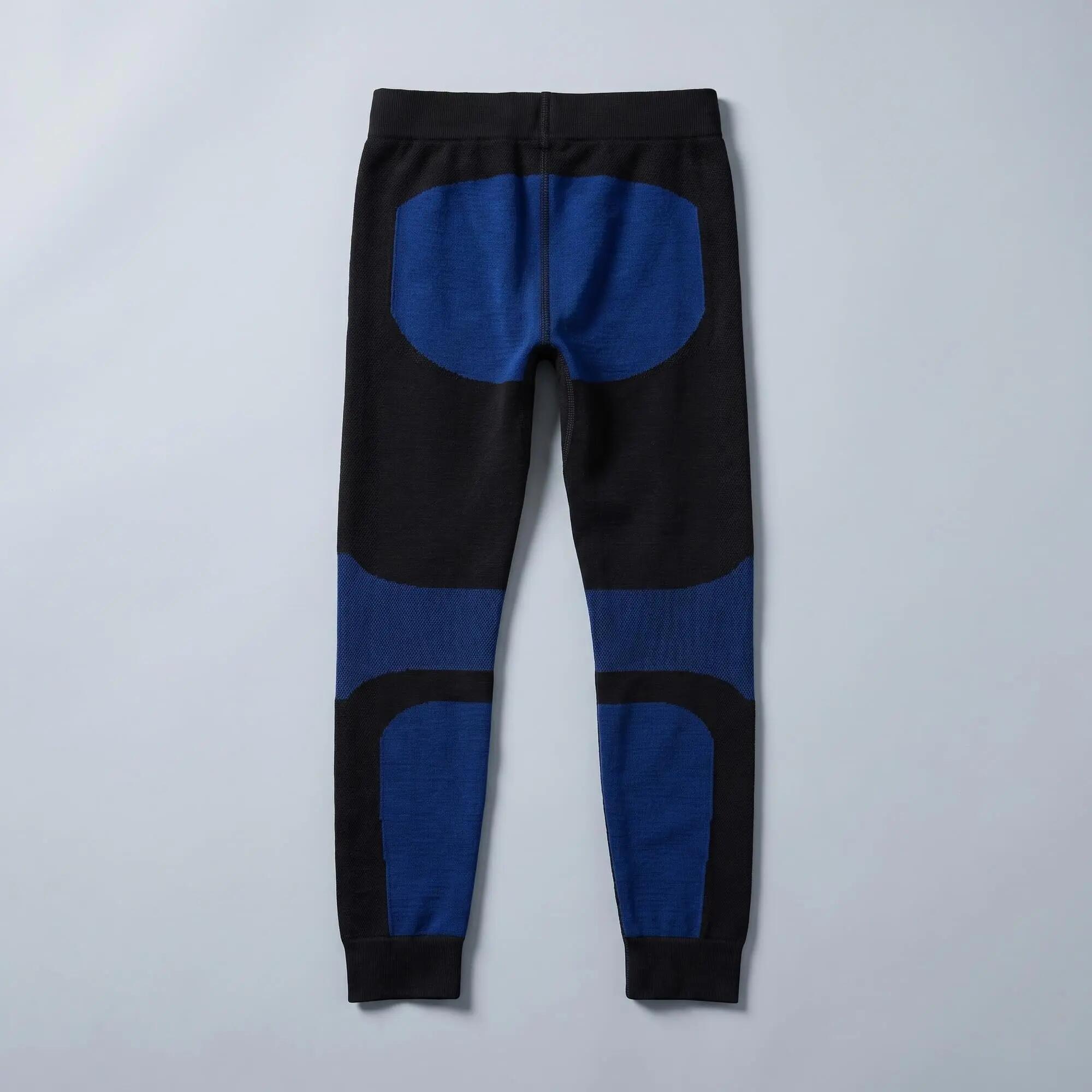 Jungen Mädchen Ski Funktionshose lange Unterhose nahtlos wärmend atmungsaktiv 3/8