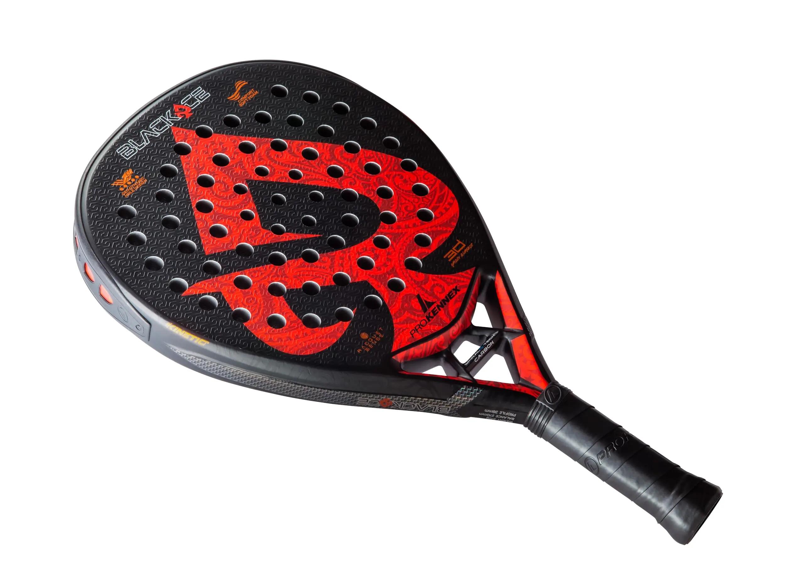 Pala de pádel - Adulto - PRO KENNEX Black Ace - Rojo/Negro 1/1