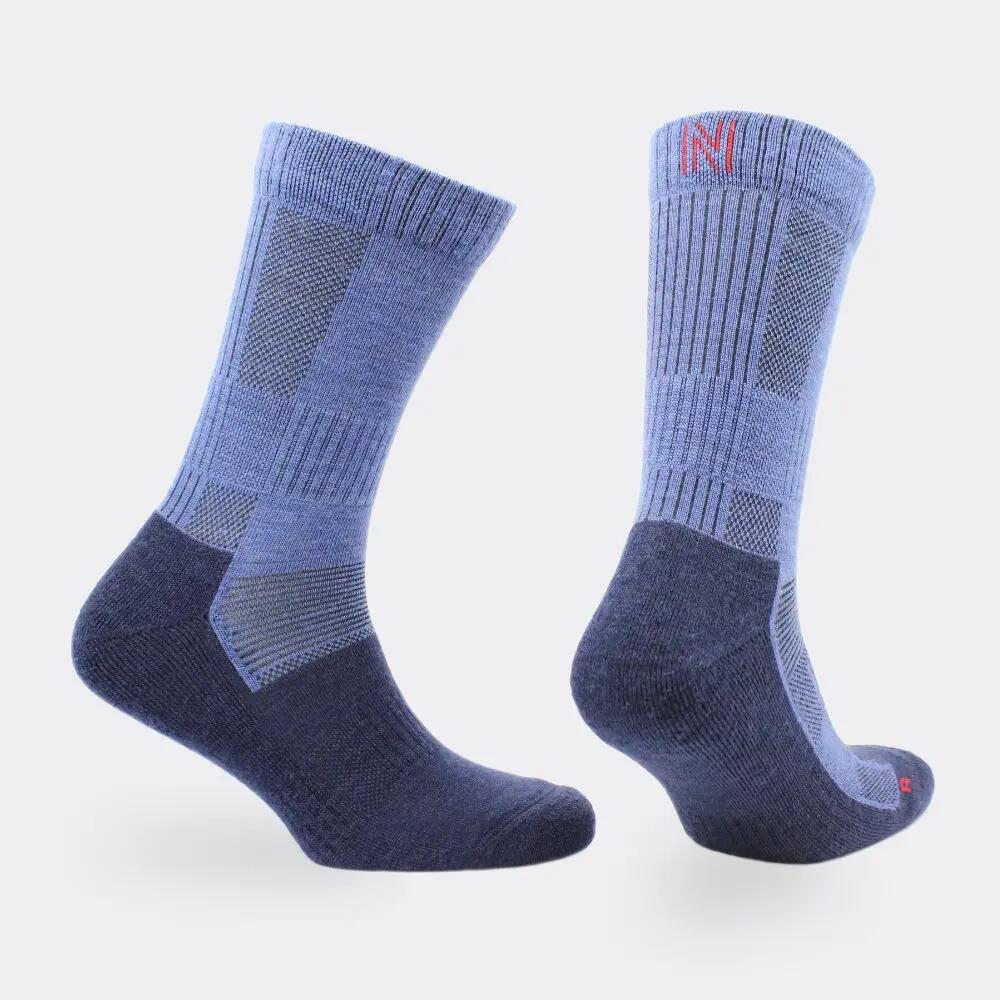 2 Paar - Wandelsokken 60% Merino Wol - Anti-Blaren & Schokdemping Leonardo 2/5