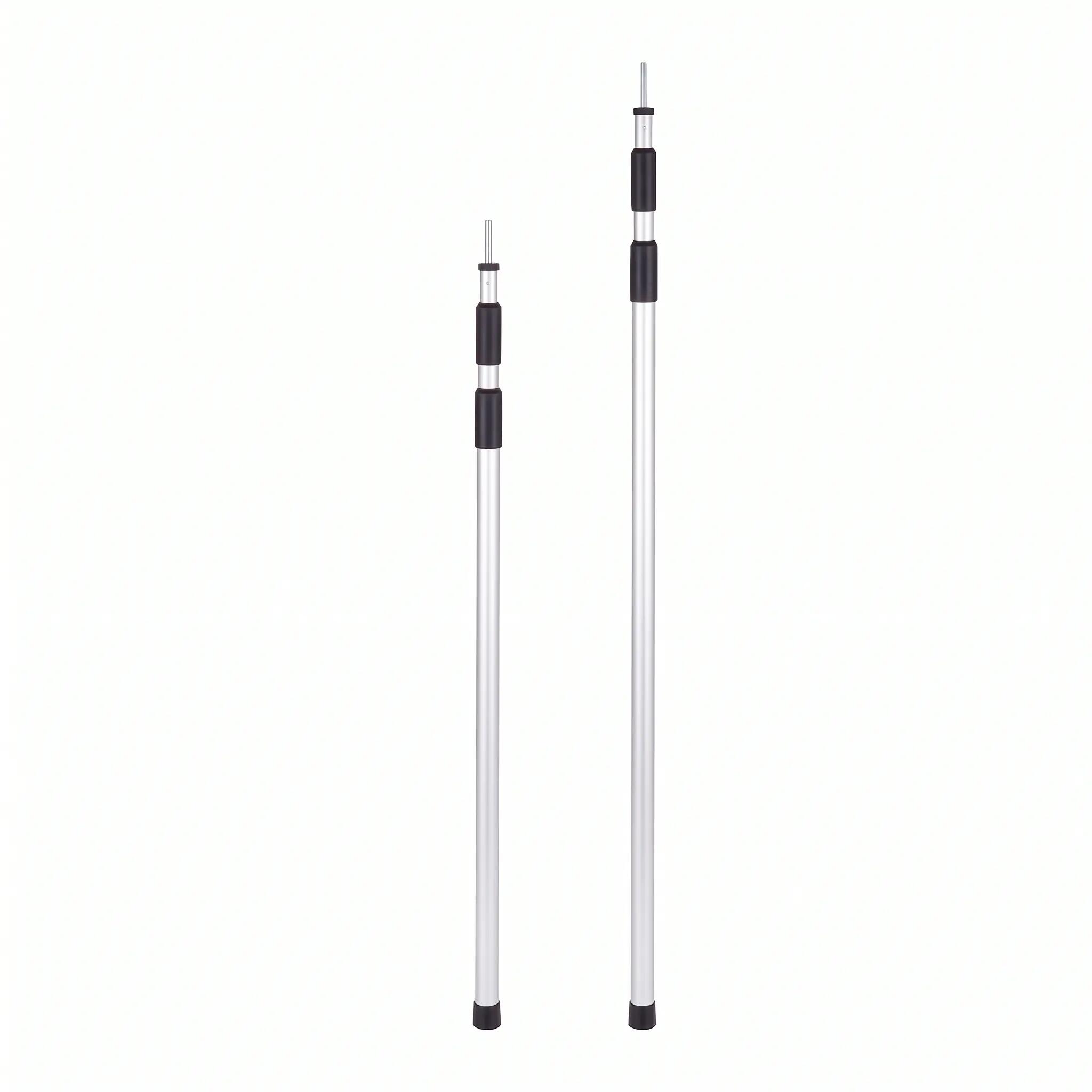 Camping Aufstellstangen Teleskop Aluminium stufenlos 80-180 cm 2 Stück 6/7