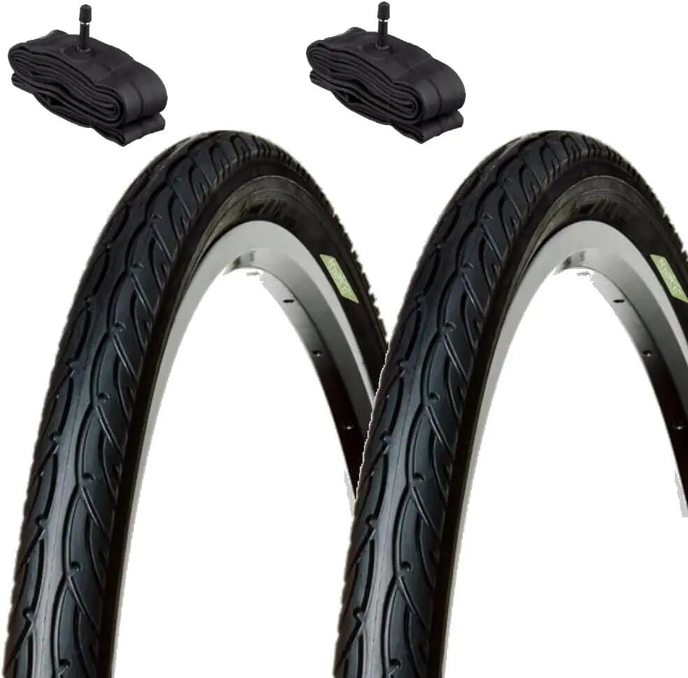 2 banden 26x1.95 (50-559)+ binnenbanden Schrader, fietsband 26x1.95 band EV 1/6