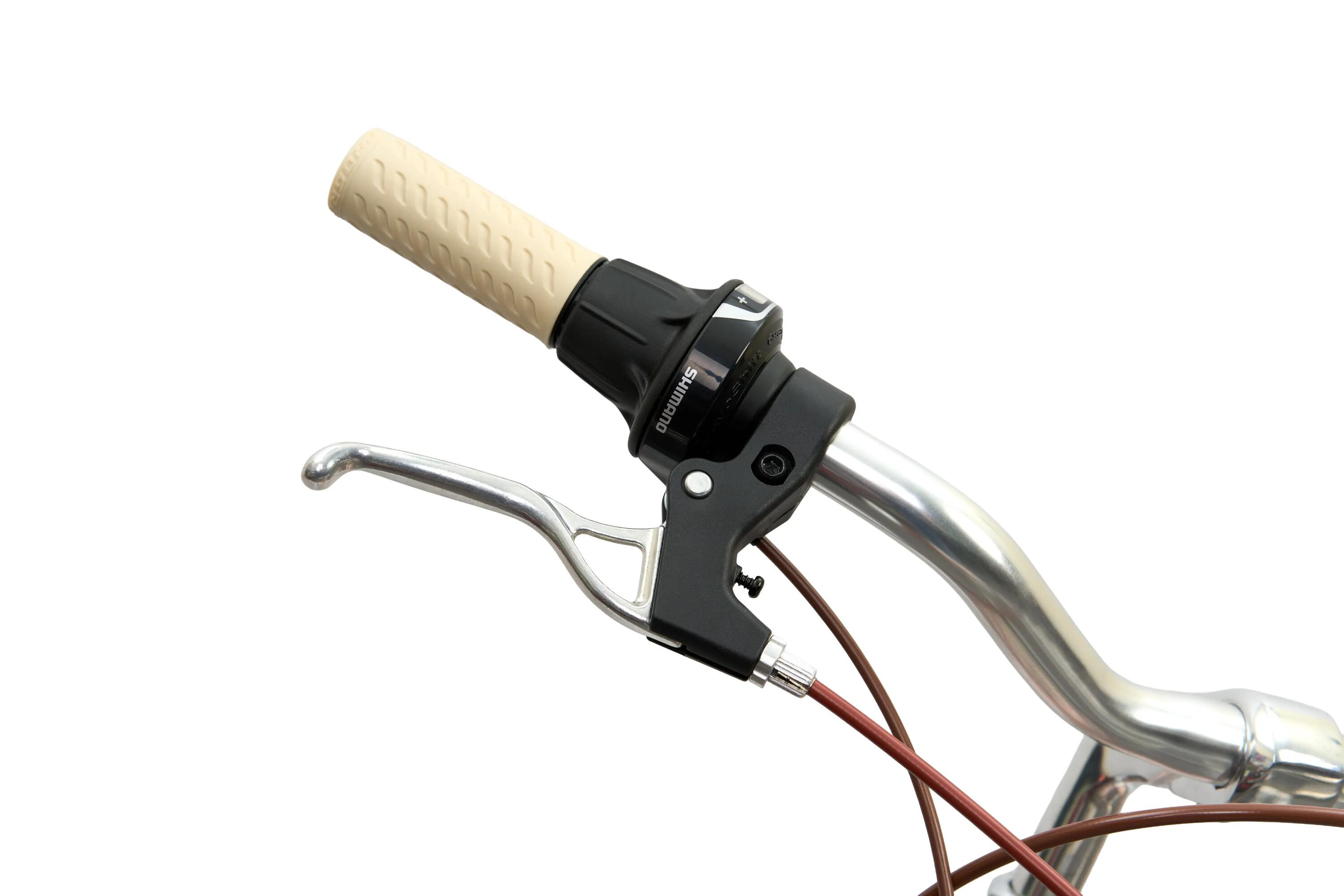 Rower Miejski Damski PRIMAVERA 24" Aluminiowa Rama 6 Biegów Shimano Lawendowy 5/6