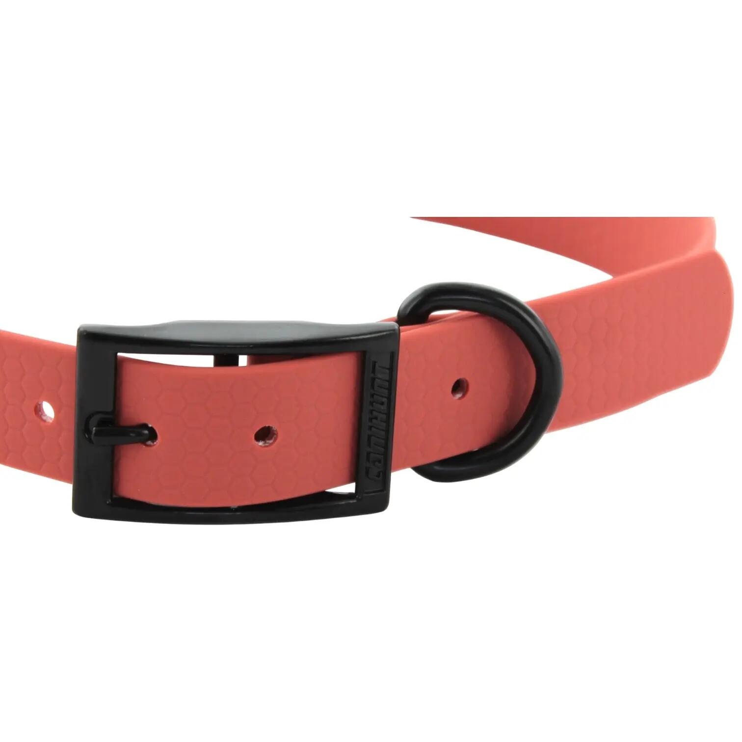 COLLIER CHIEN CANIHUNT MADE IN FRANCE HEXA 25mm ABRICOT 2/5
