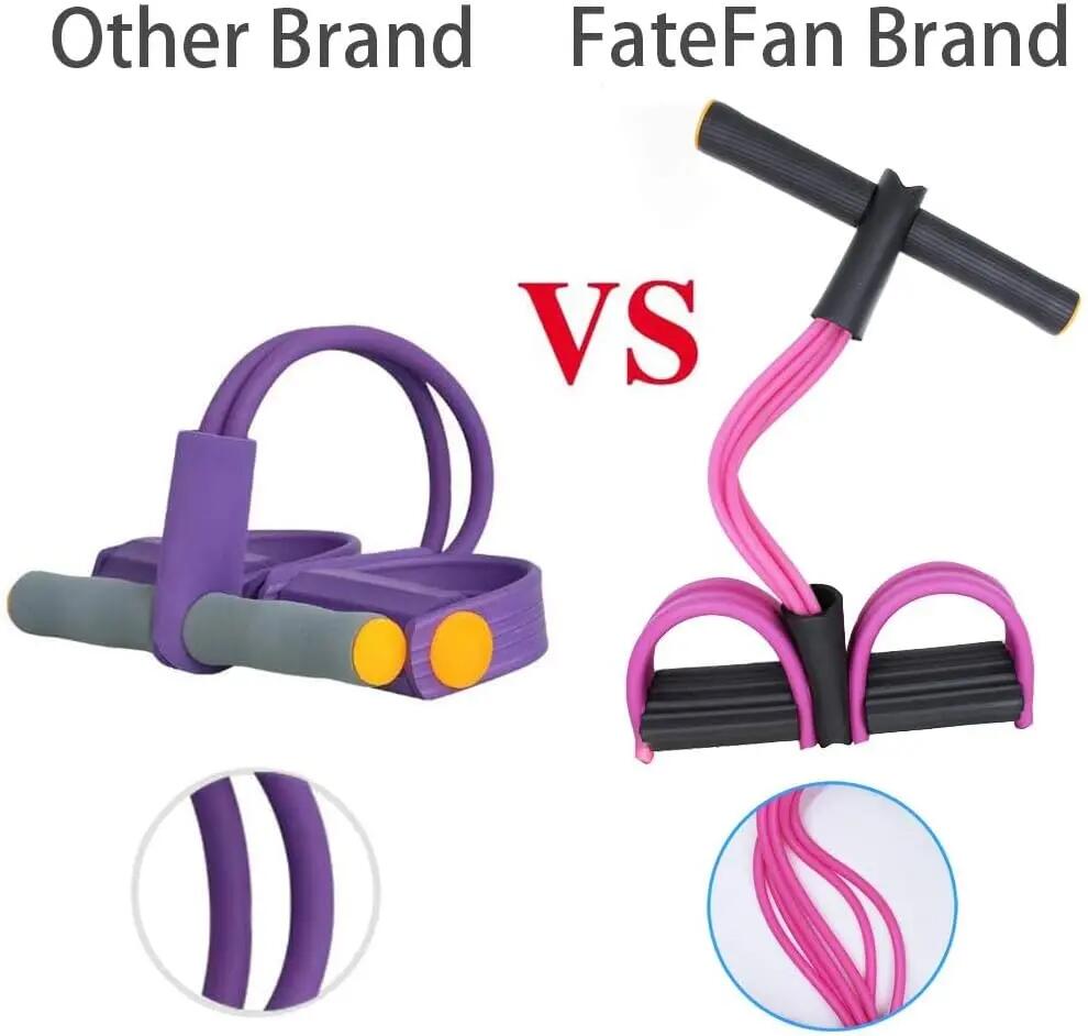 Pédale de Élastique Fitness Corde De Tension, 6 Tube Multifonctionnelle Bande de 2/5