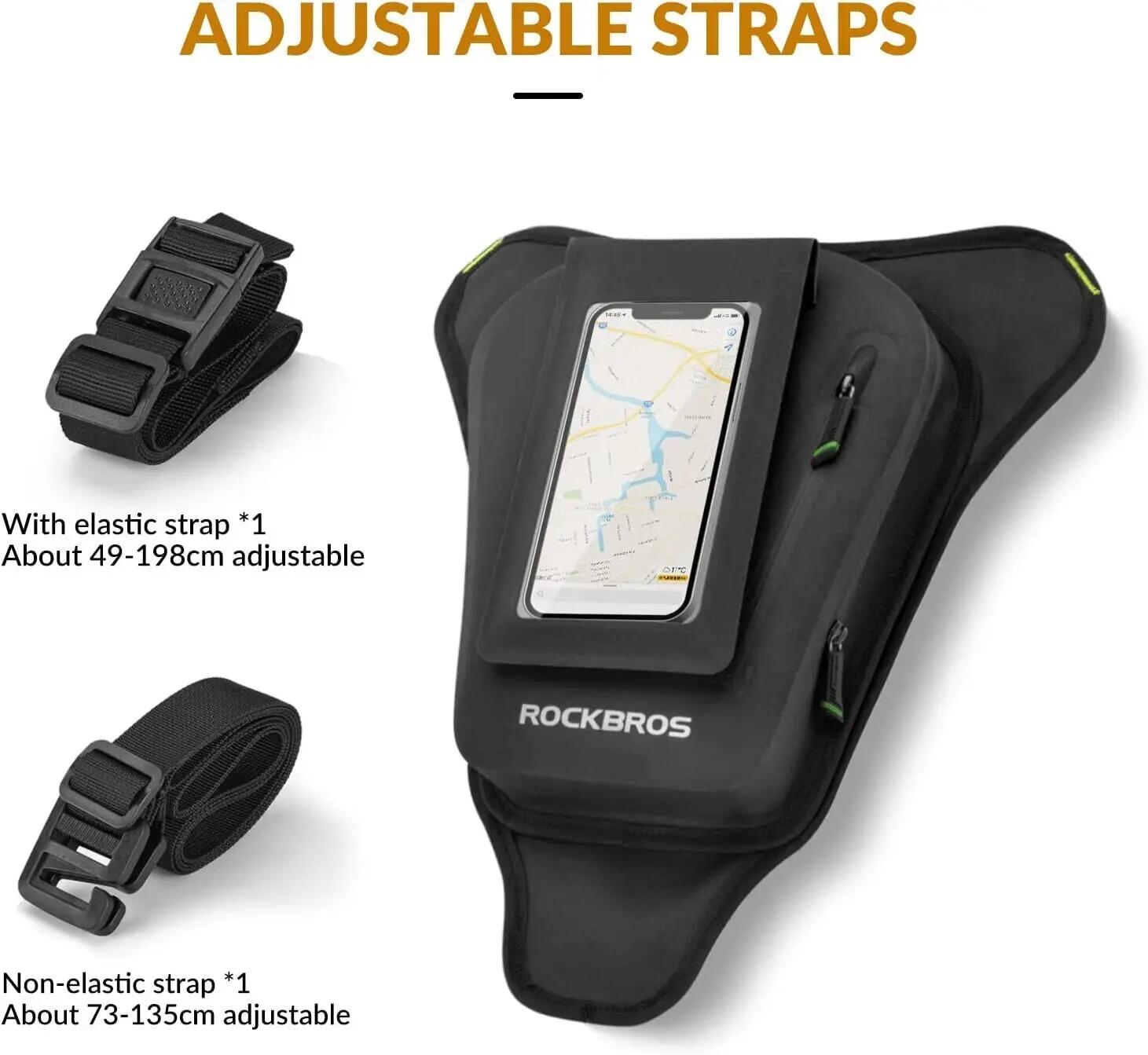 ROCKBROS Motorradtasche wasserdicht mit Handyfach 6,2" 6/9