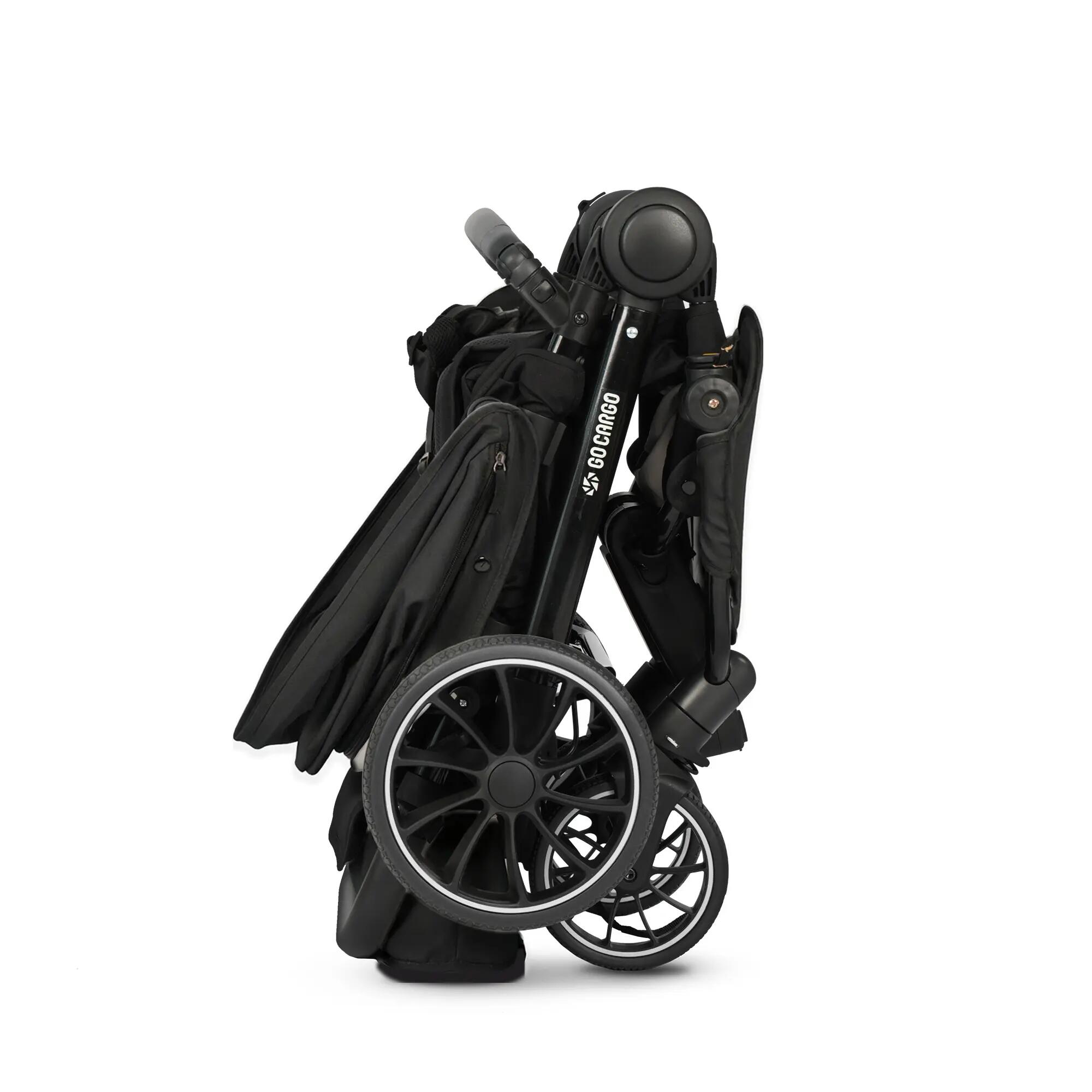 Qplay Go Cargo – Passeggino pieghevole & carrello - Nero 5/7