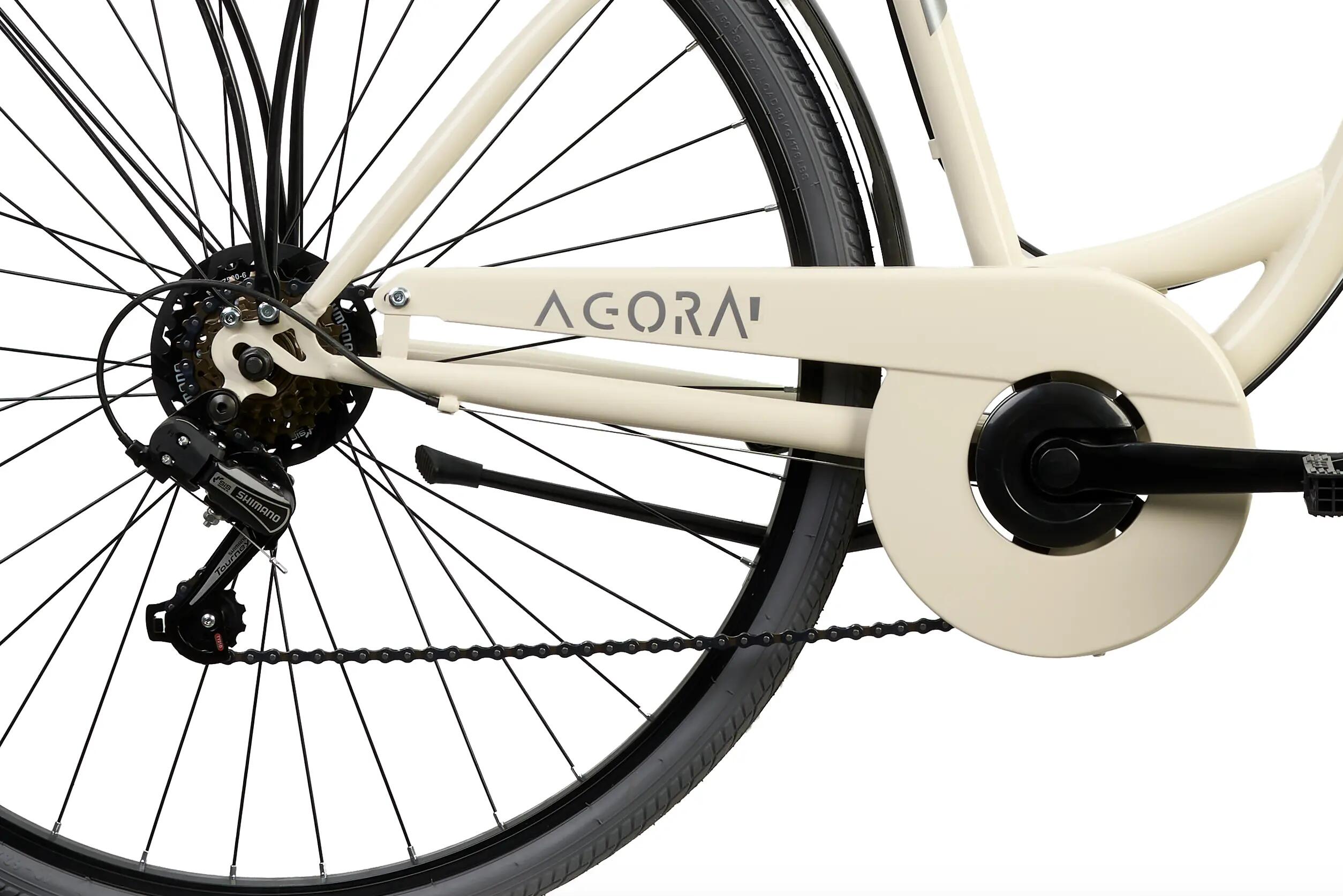 Rower Miejski AGORÀ 28" Shimano 6 Biegów Lekki 4/6