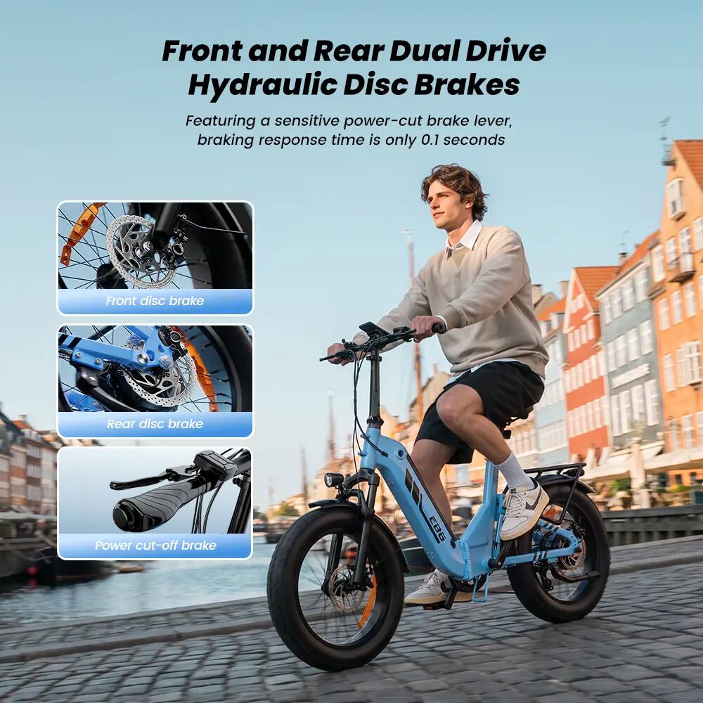Bicicletta Elettrica iScooter EB8 | Batteria 48V 15AH | Pneumatico 20" 7/7