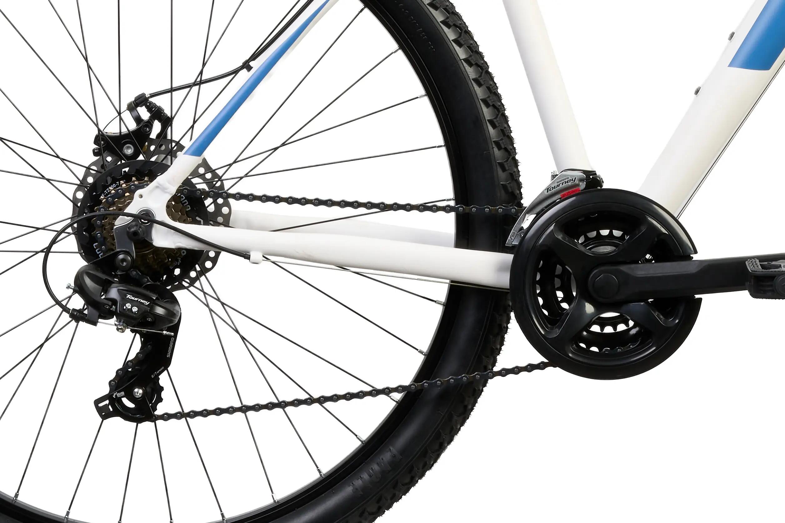 Rower Górski MTB Loop 29" Aluminiowa Rama Amortyzacja Tarczowe Hamulce Biały 4/6