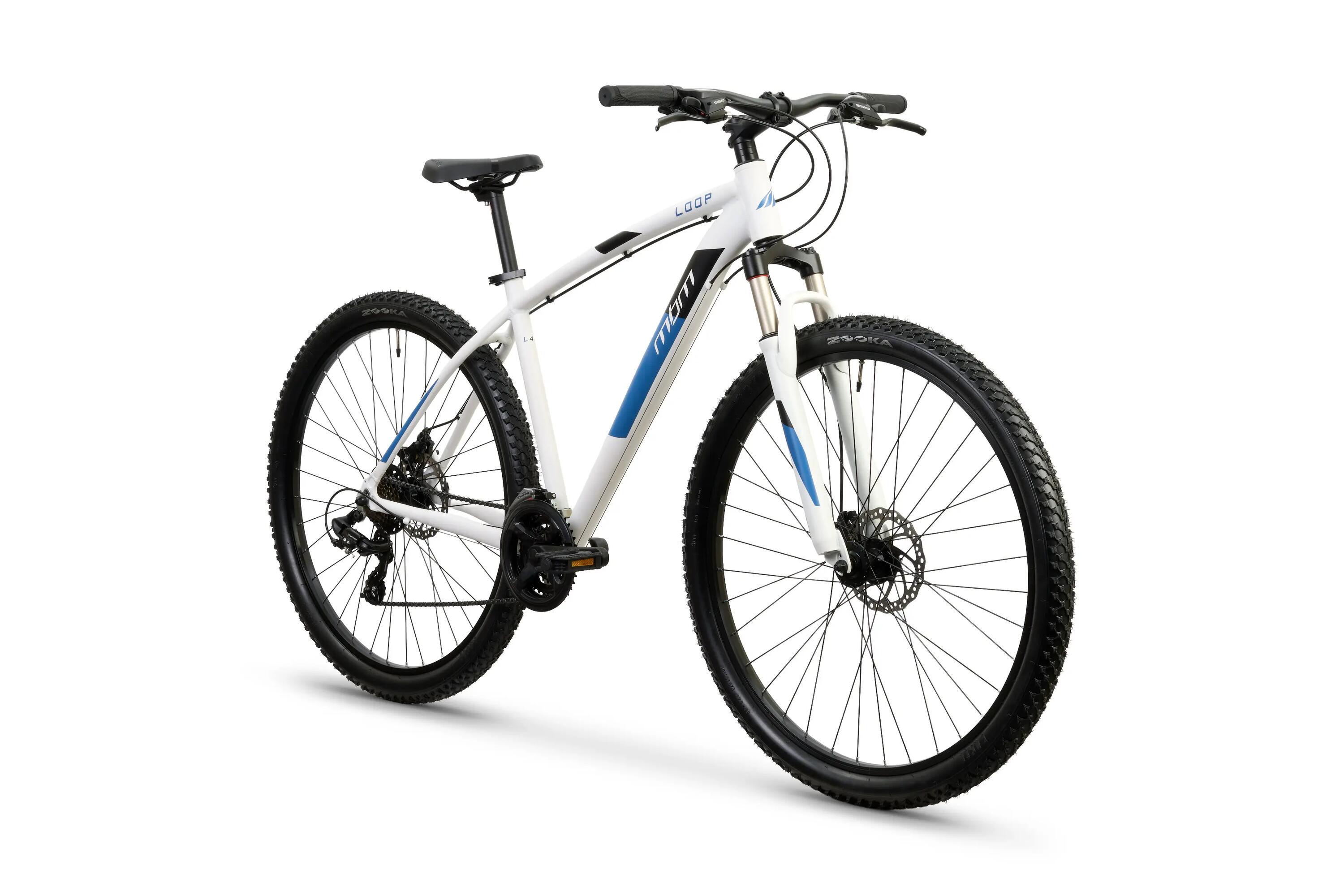 Rower Górski MTB Loop 29" Aluminiowa Rama Amortyzacja Tarczowe Hamulce Biały 2/6