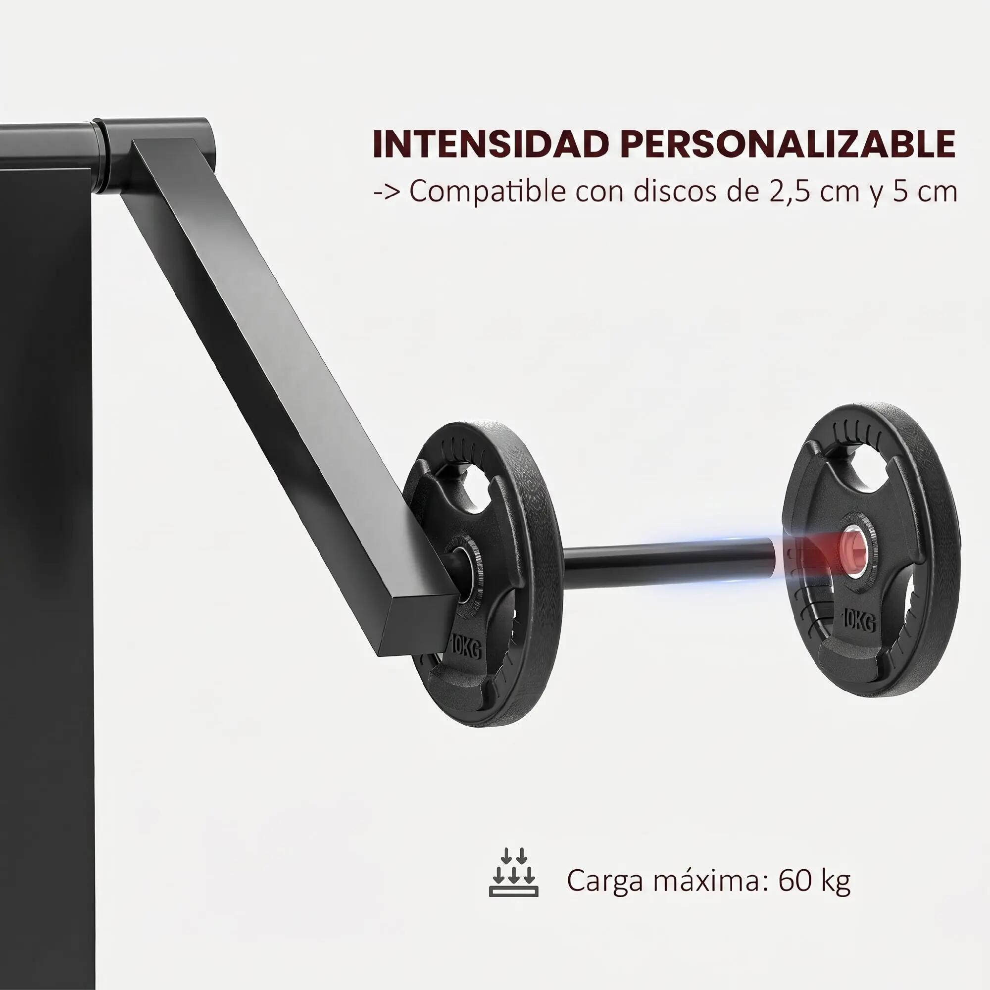 Banco scott 105x95x80 cm preto SPORTNOW 6/9