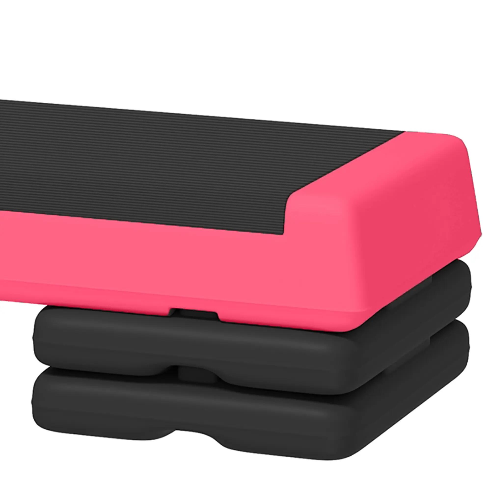 Step de Aeróbic SPORTNOW 77x36x20.5 cm Rosa 8/8