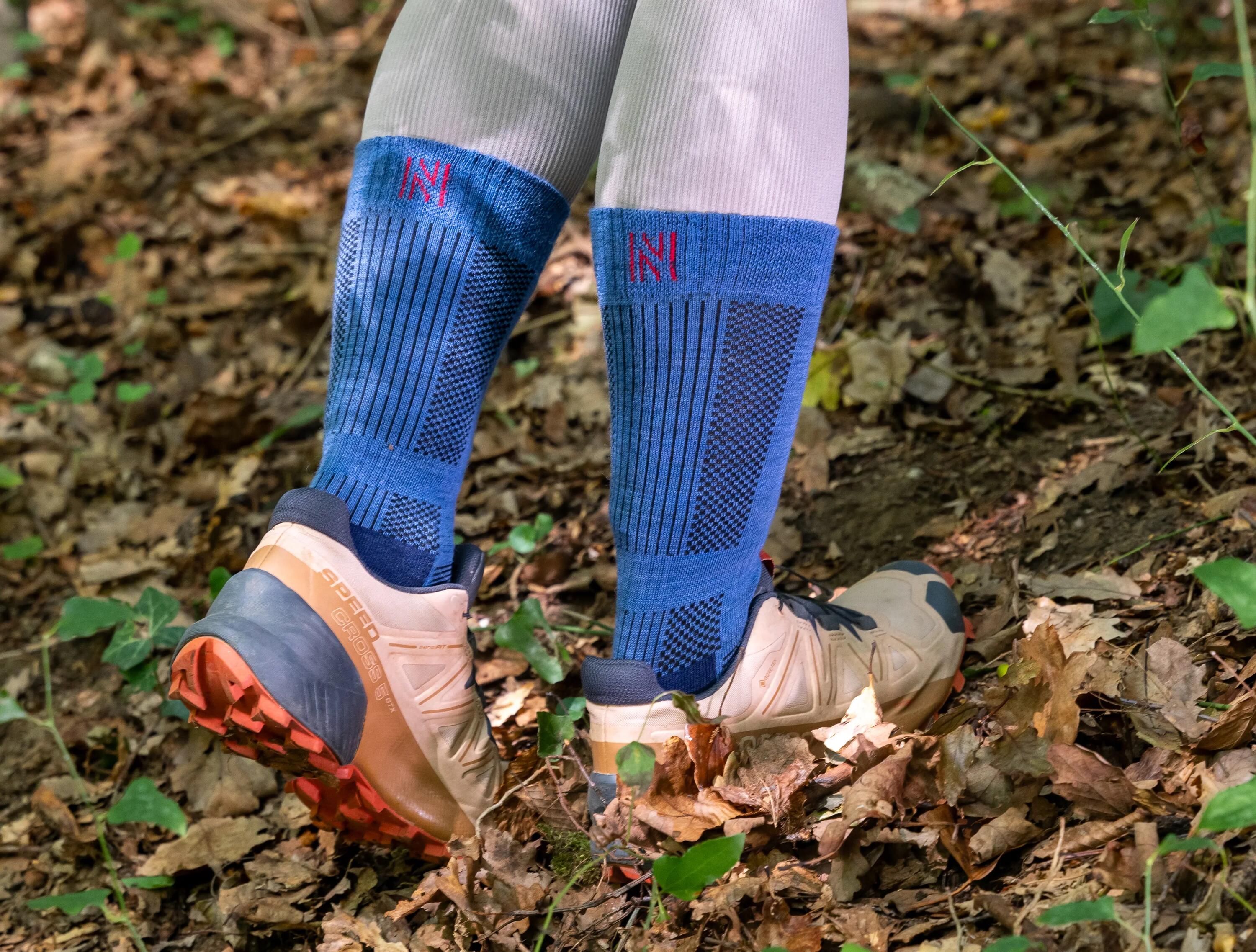 2 Paar - Wandelsokken 60% Merino Wol - Anti-Blaren & Schokdemping Leonardo 4/5