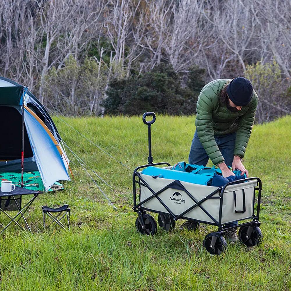Carro Plegable de Transporte Ligero Naturehike Khaki 4/7