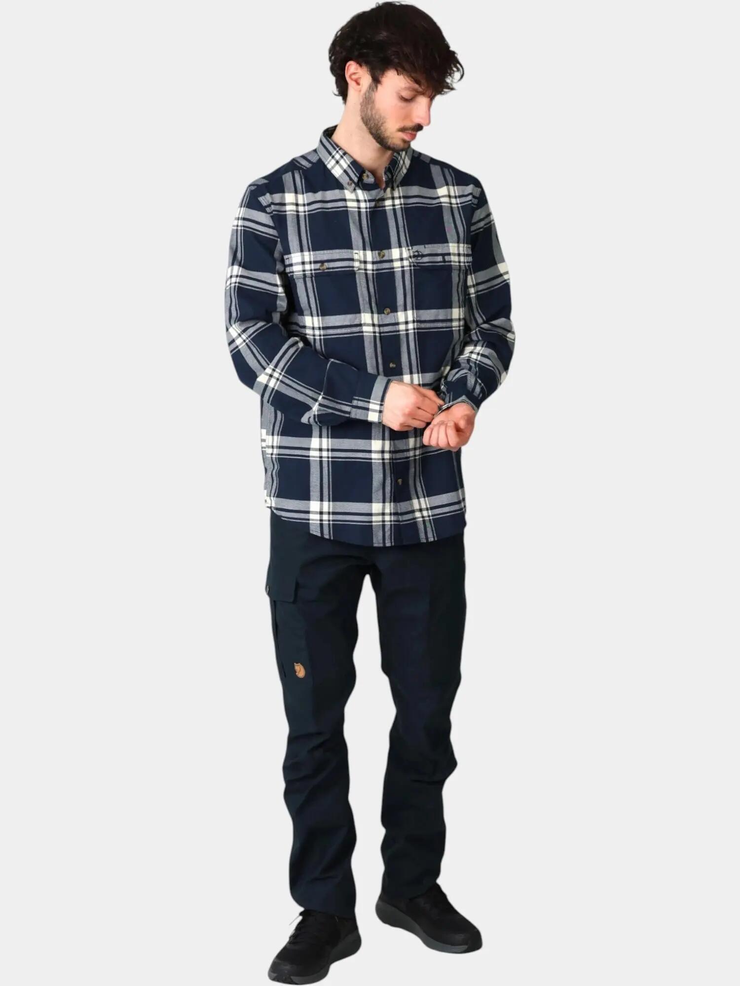 Koszula Fjall Raven Övik Lite Flannel Shirt M Dorośli 4/7