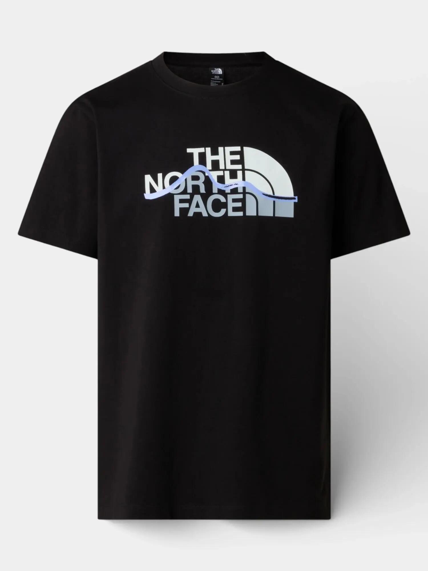 Férfi rövid ujjú póló M Mountain Line Regular Short Sleeve Tee 5/7