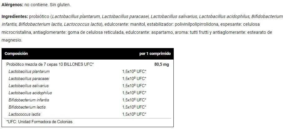 Super probiotic - 30 tablets de VitoBest 3/4