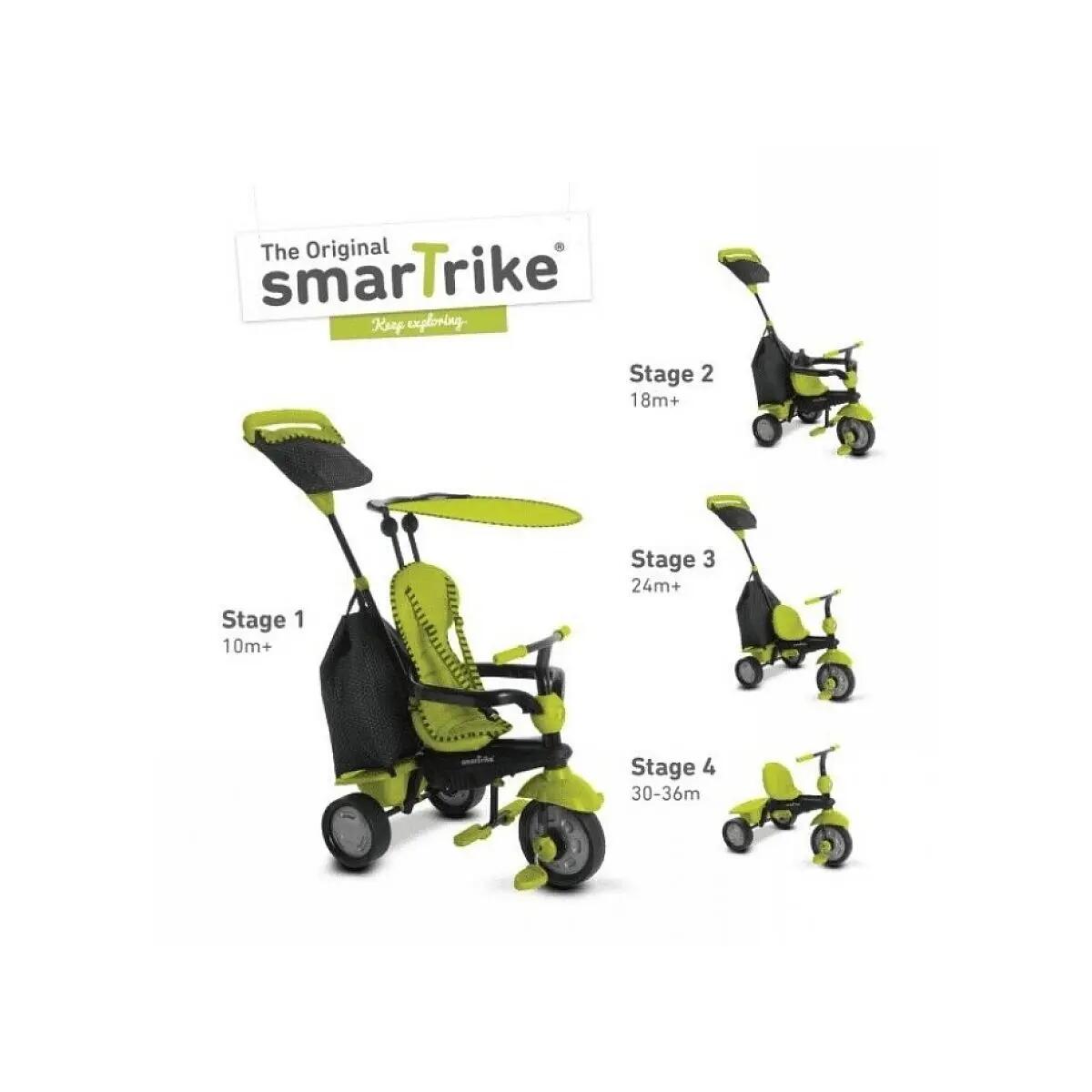 Driewieler - 4-in-1 - Touch Steering - Glow - Groen 5/6