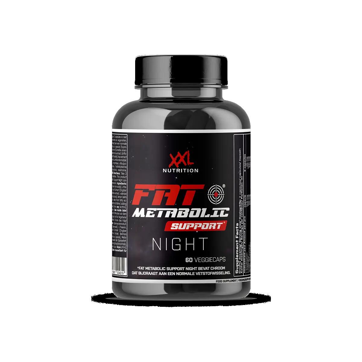 Fat Metabolic Support Night - Brûleur de Graisses - 60 Capsules Végétales 1/2