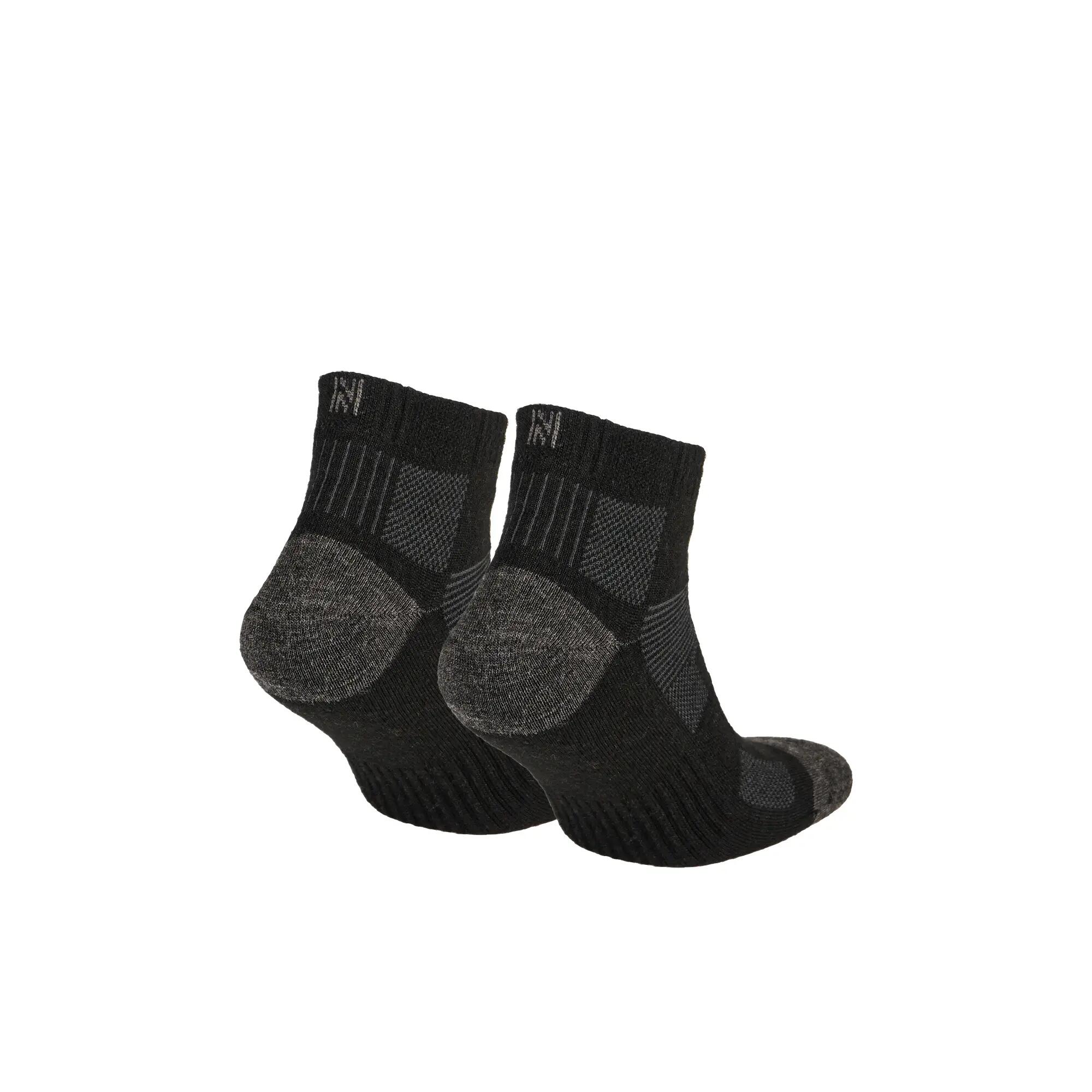 2 Pares - Meias de caminhada em lã merino dupla camada anti-bolhas - Avery 7/8