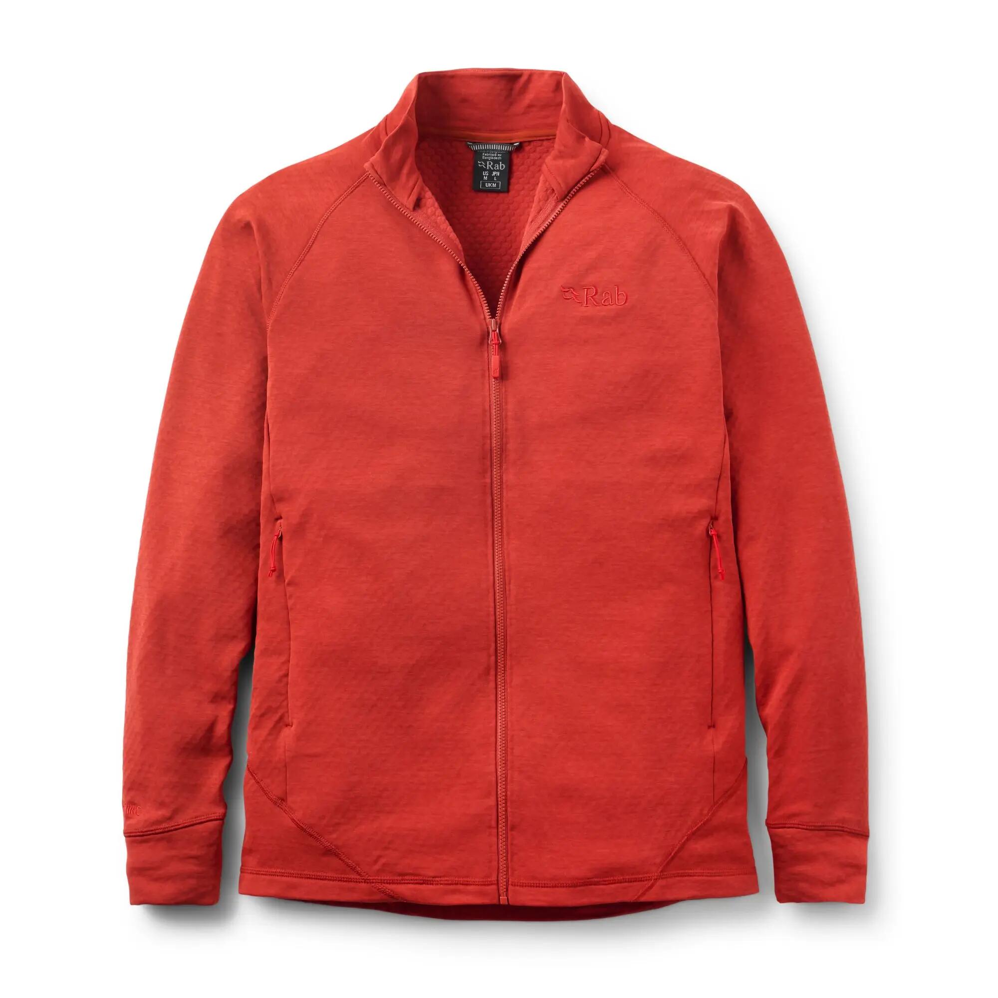 Men's Fleece Jacket Nexus Lightweight - Tuscan Red -  1