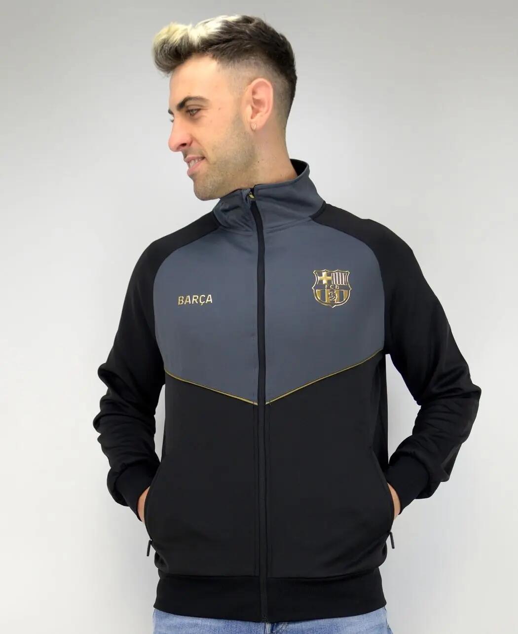Prémium fekete-arany Barcelona kardigán 3/6