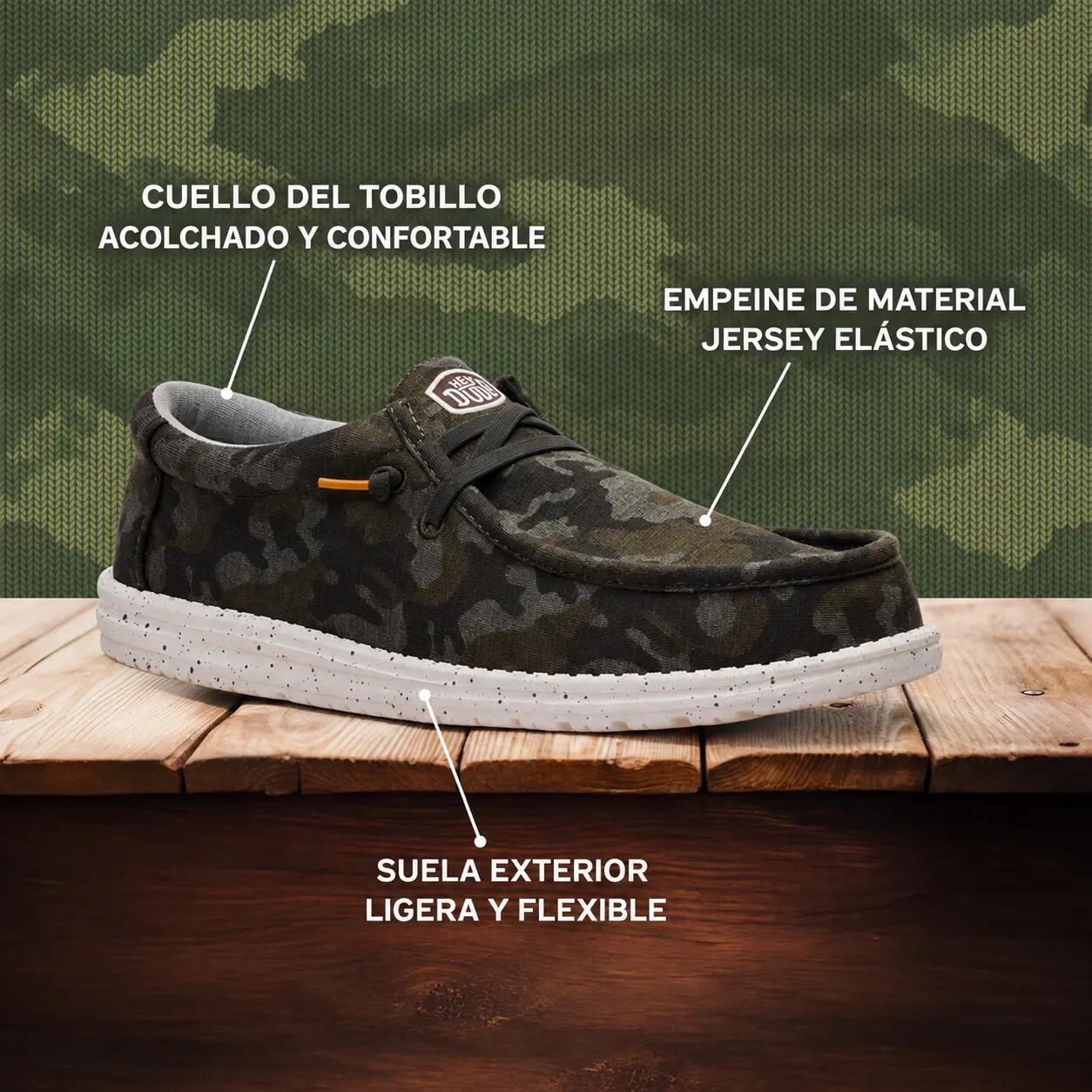 Zapatillas casual - Hombre - WALLY STRETCH CAMO 3/5
