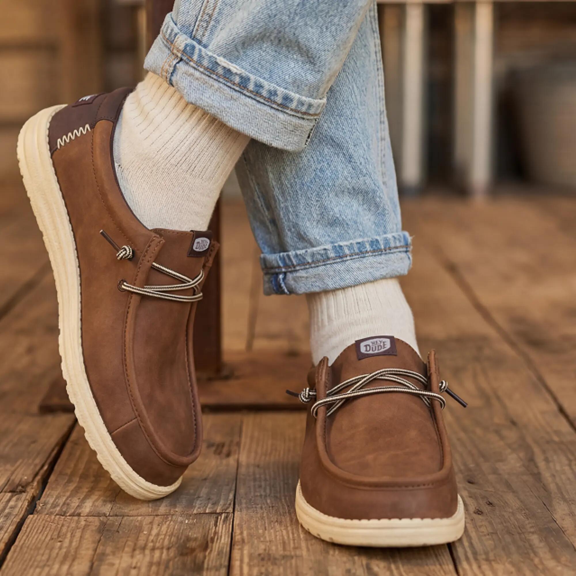 Botas casual de cuero - Hombre - Wally - Marrón cobre 3/5