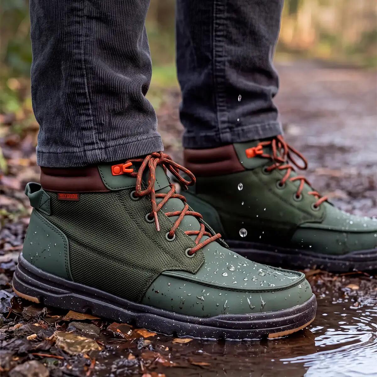 Botas-Táctico-Hombre-Nylon impermeable-Bradley II-Verde 3/5
