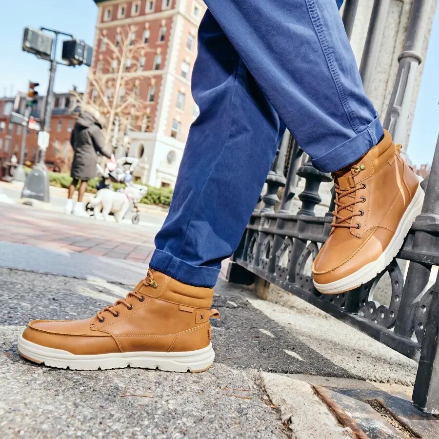 Botas - Hombre - Piel, ligeras, Easy-On - Bradley II Leather - Marrón cobrizo 3/5