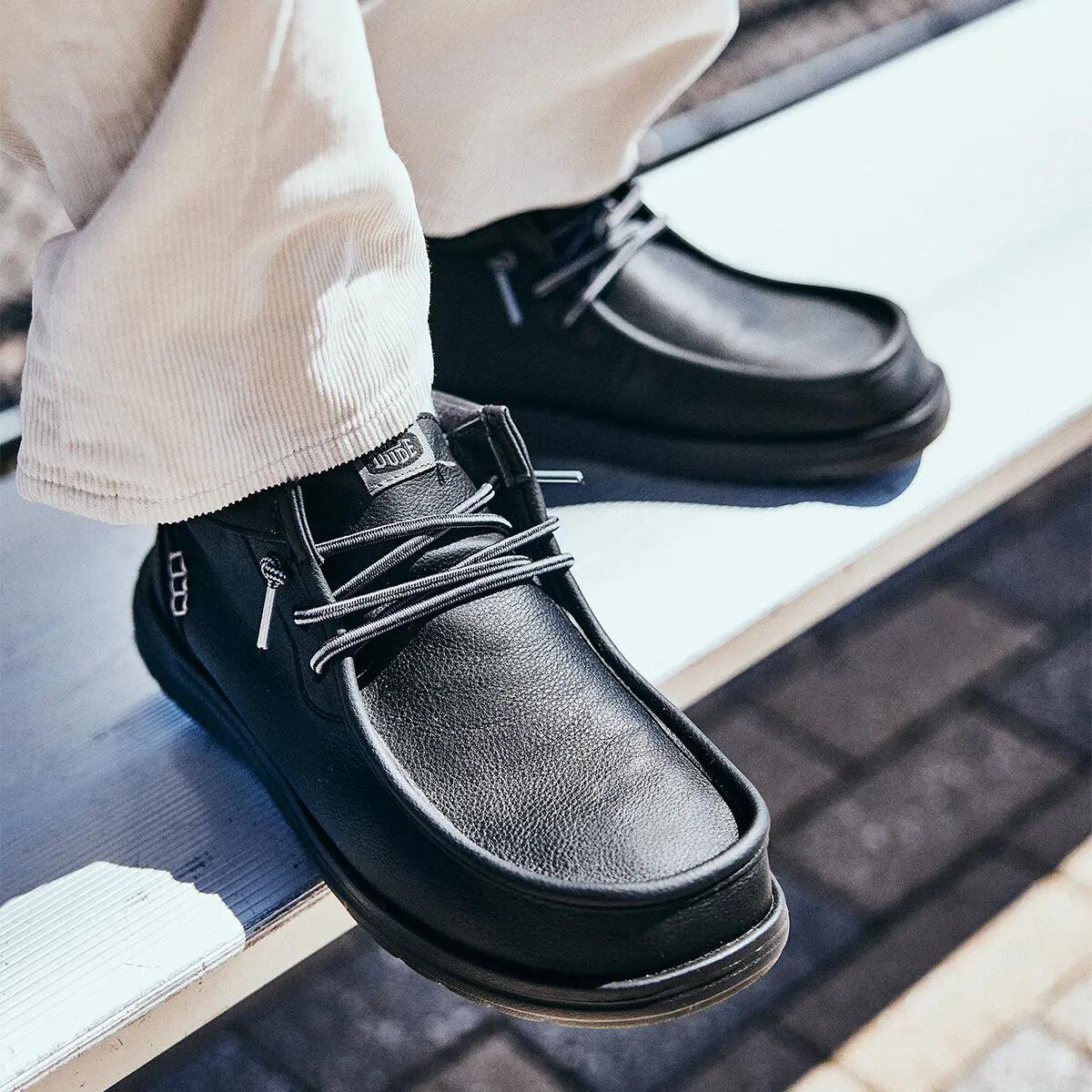 Botas Wally - Hombre - Piel - Negras 3/5