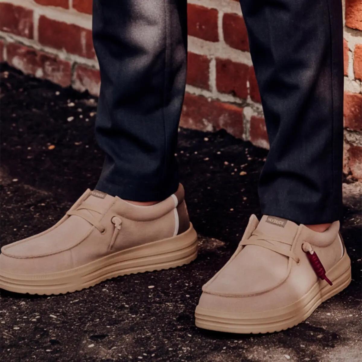 Zapatos casual - Hombre - Ante - REV SUEDE - Beige 3/5