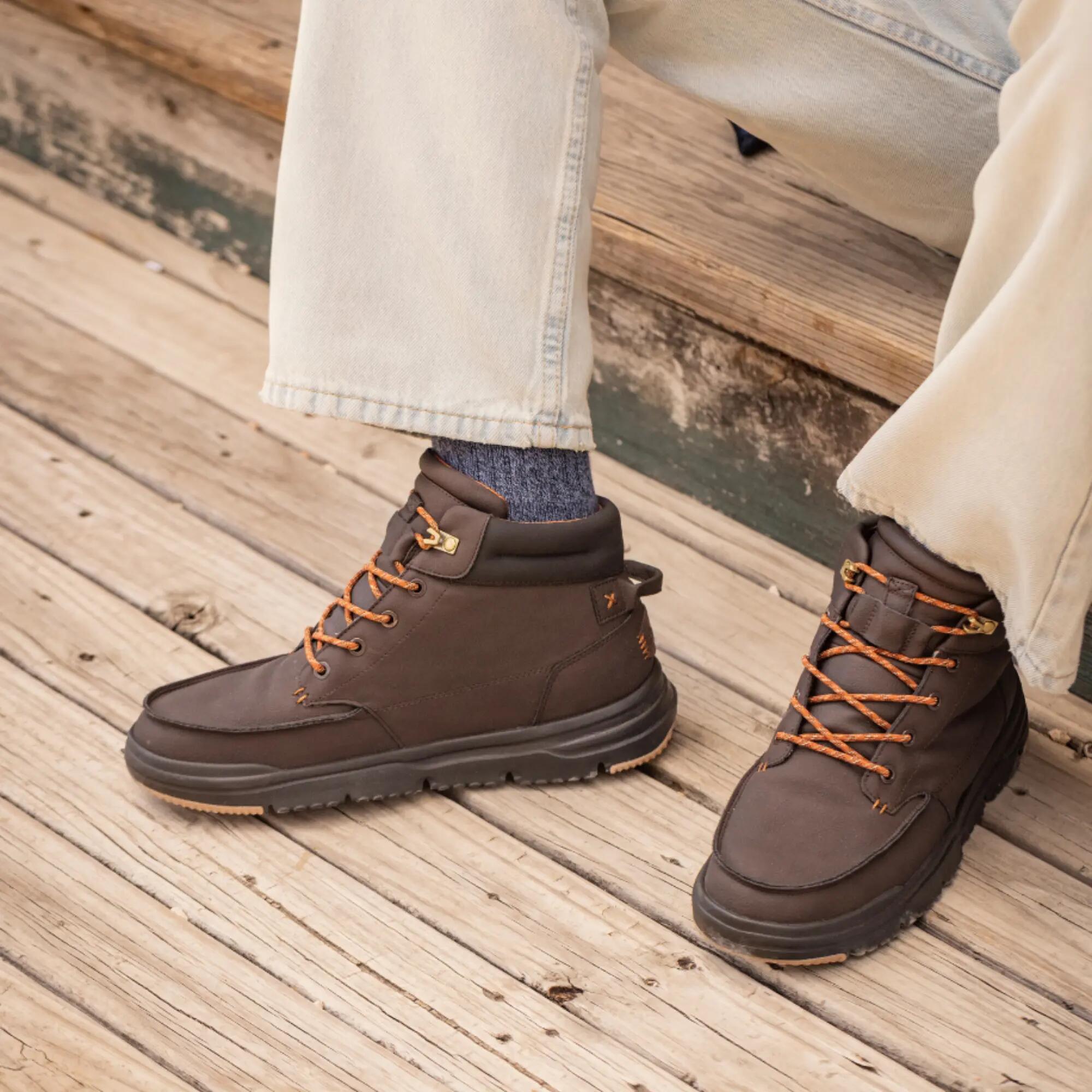 Botas de invierno hombre - Ligeras, Easy-On, Bradley II Classic - Marrón cobrizo 3/6