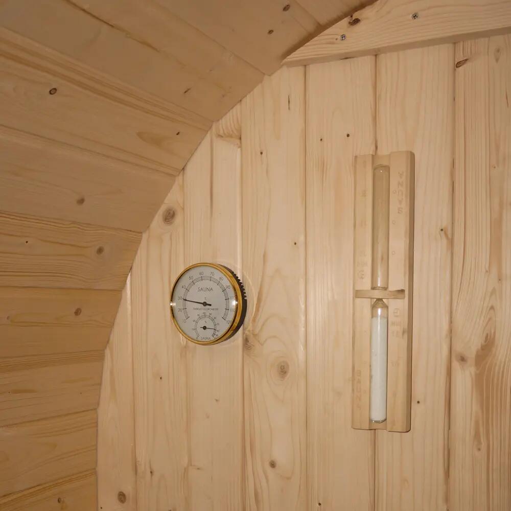 Buiten sauna CUBE DELUXE L 12/12
