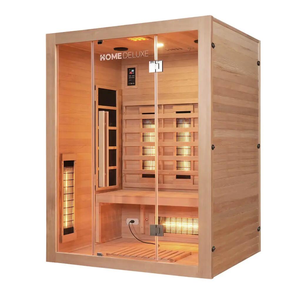 Cabina a infrarossi SAHARA L 150x120 cm per 3 persone, spettro completo 12/12