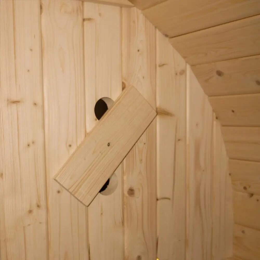 Outdoor vatsauna LAHTI DELUXE L - 195 x 220 cm voor 4 personen 11/12
