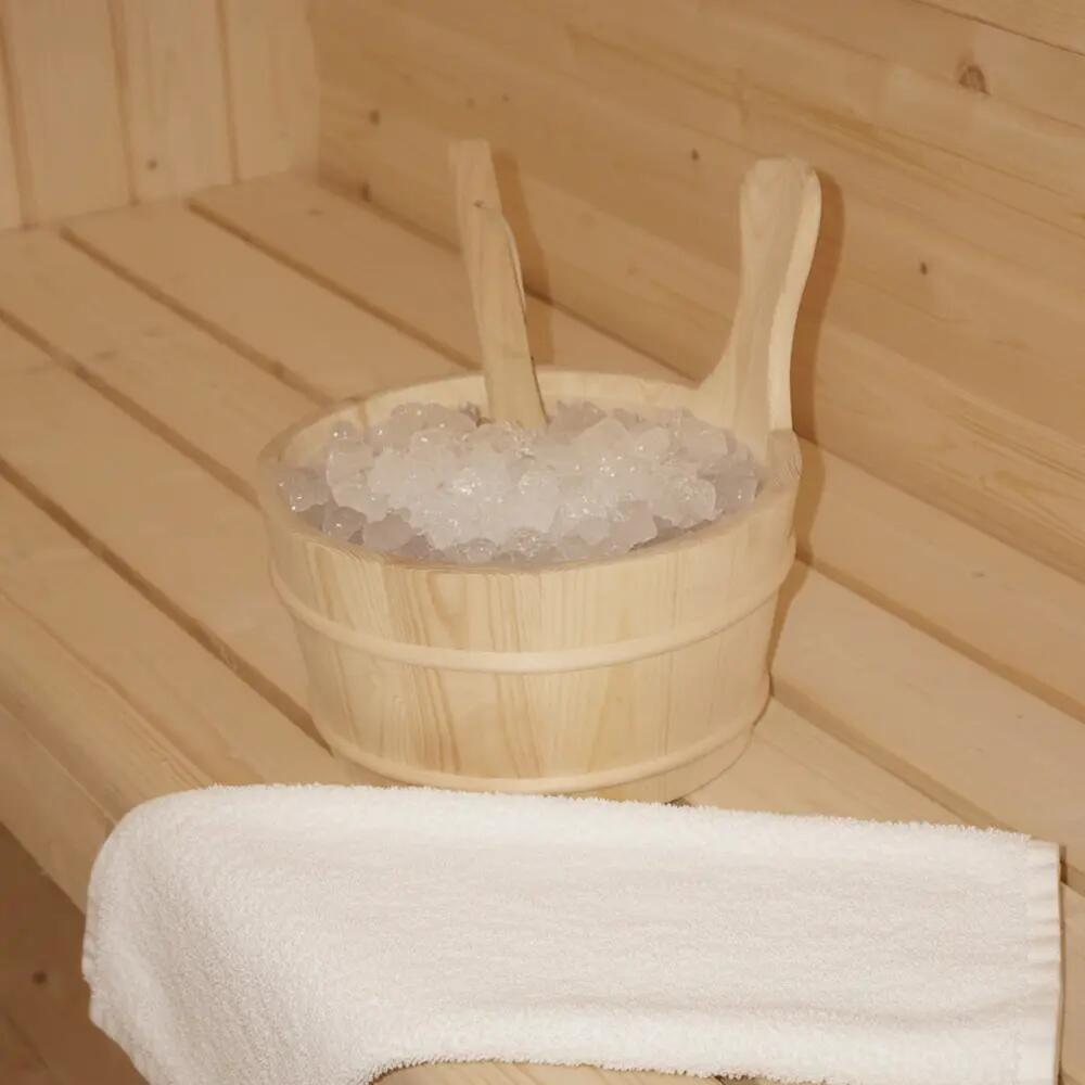 Sauna extérieur à tonneau LAHTI M - 195 x 120 cm pour 2 personnes 8/12