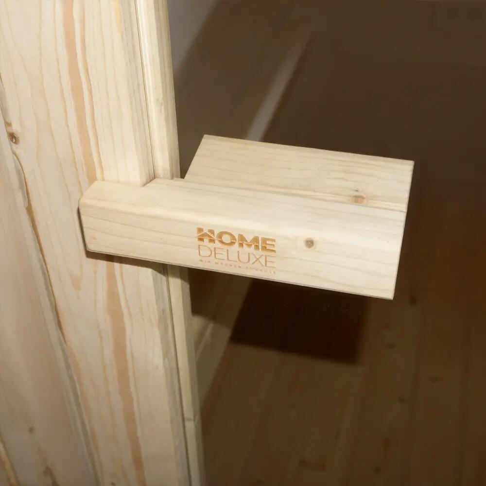 Sauna extérieur à tonneau LAHTI M - 195 x 120 cm pour 2 personnes 11/12