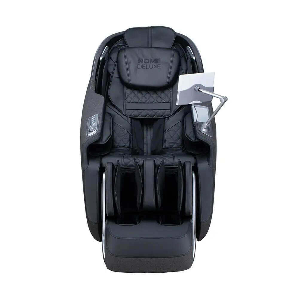 HOME DELUXE massagestoel ALVINA met premium geweven bekleding - zwart 11/12