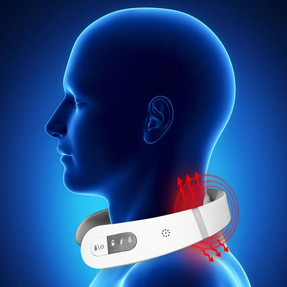 EMS Neck & Shoulder Massager with Heat 6/12