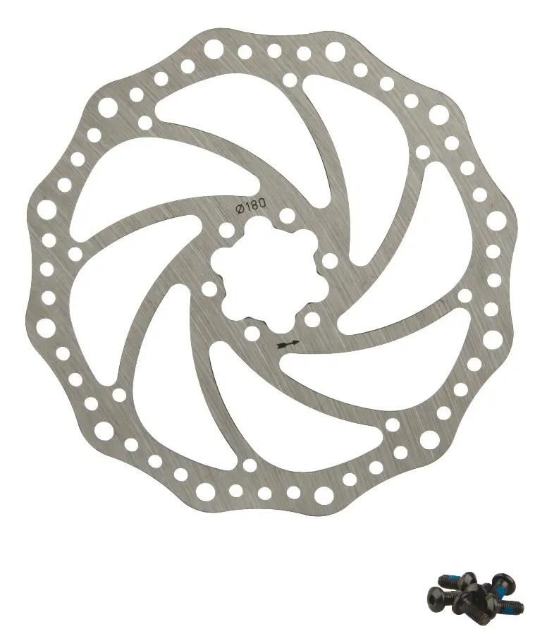 Disco freno Zoom QD0803A 180 mm, 6 fori, argento 2/2