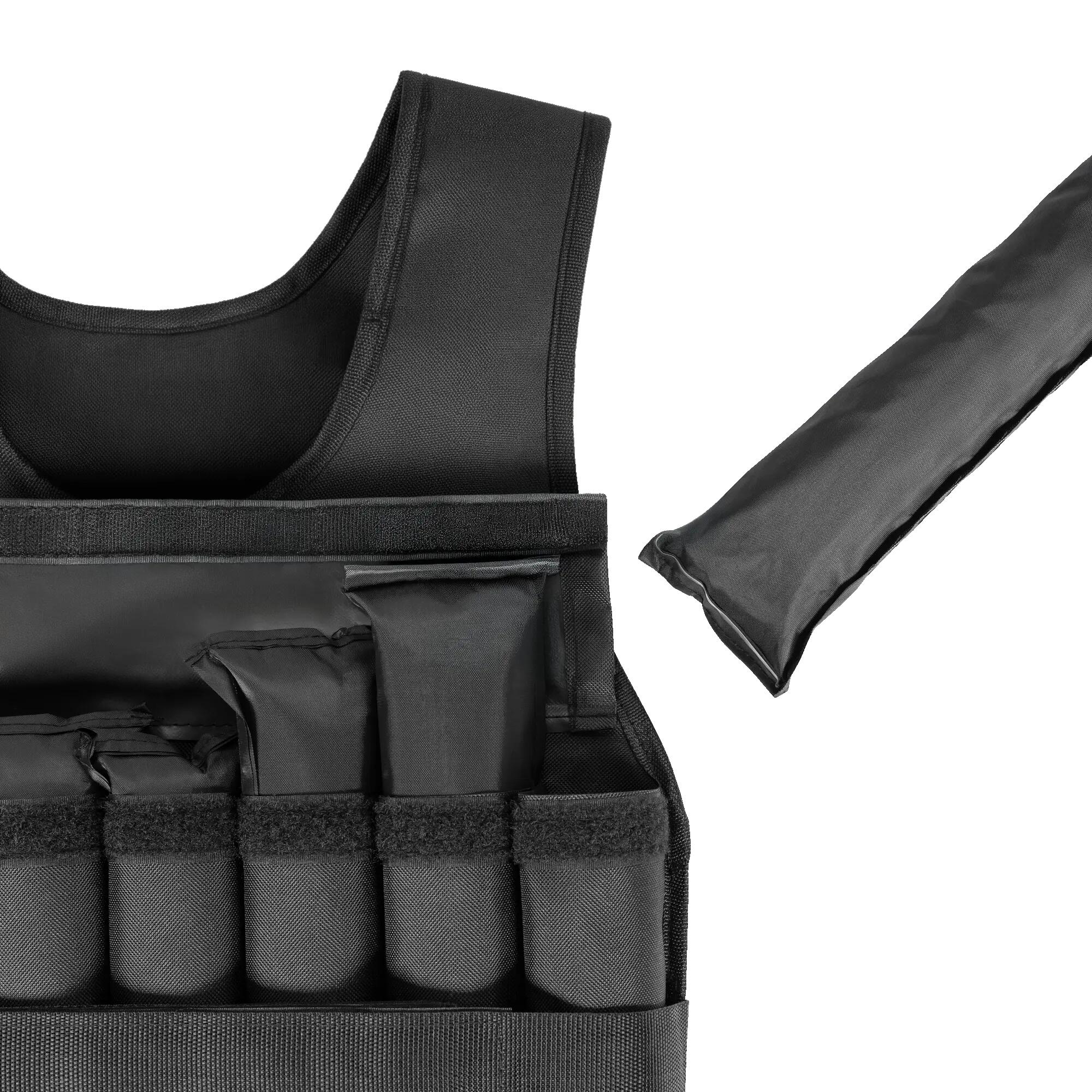 Kamizelka obciążeniowa 10kg regulowana treningowa do ćwiczeń mocna Rebel 4/6