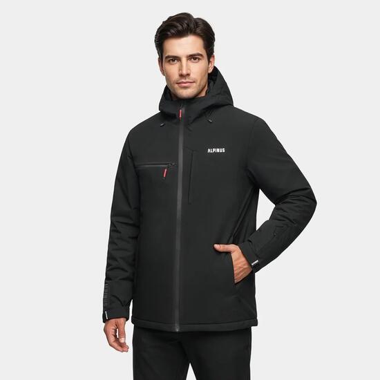 Veste de randonnée d'hiver Alpinus Causses - Homme - Noire