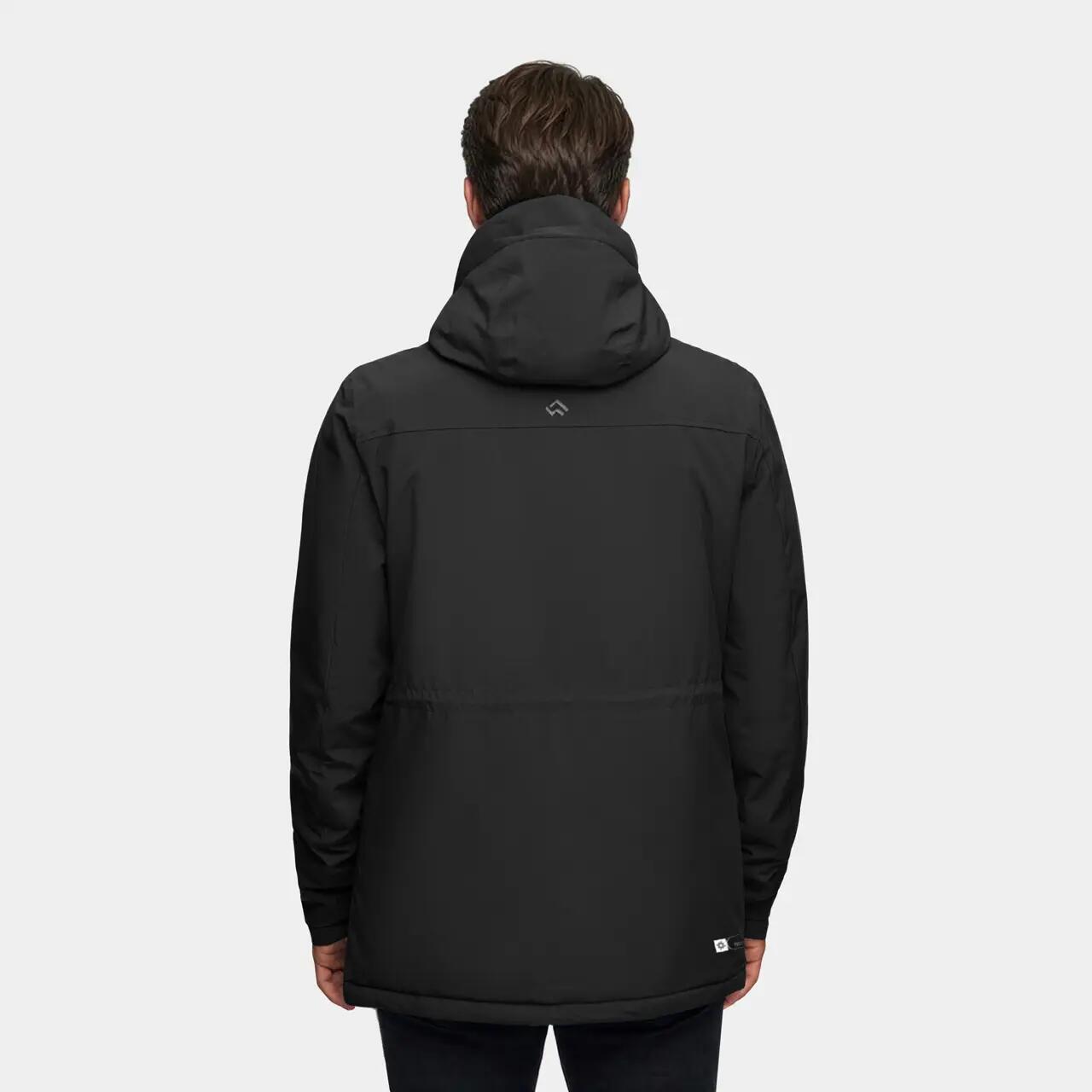 Winterjas voor wandelen heren Alpinus Causses zwart 2/6