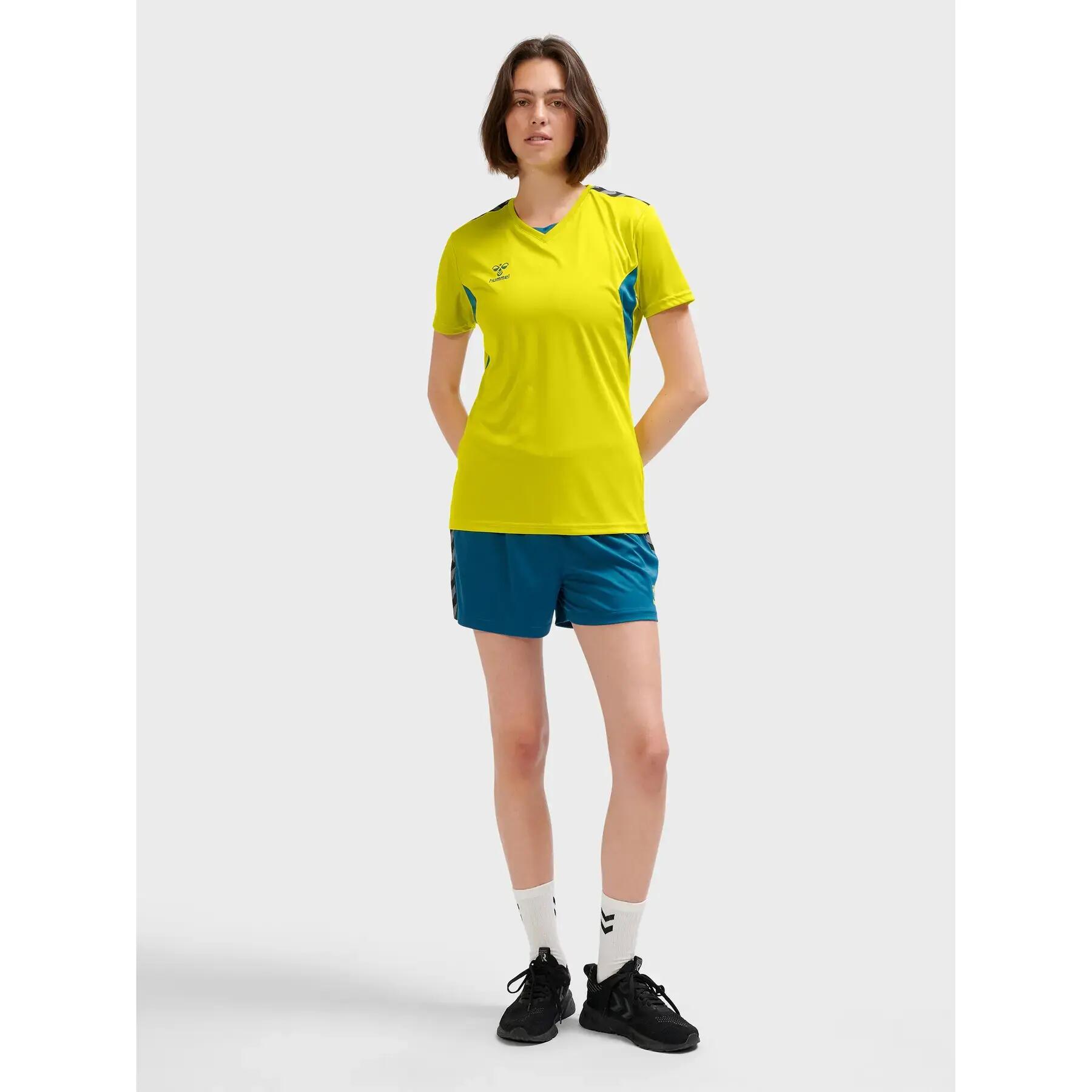 hummel T-shirt hmlAUTHENTIC PL JERSEY S/S damski poliester 3/7