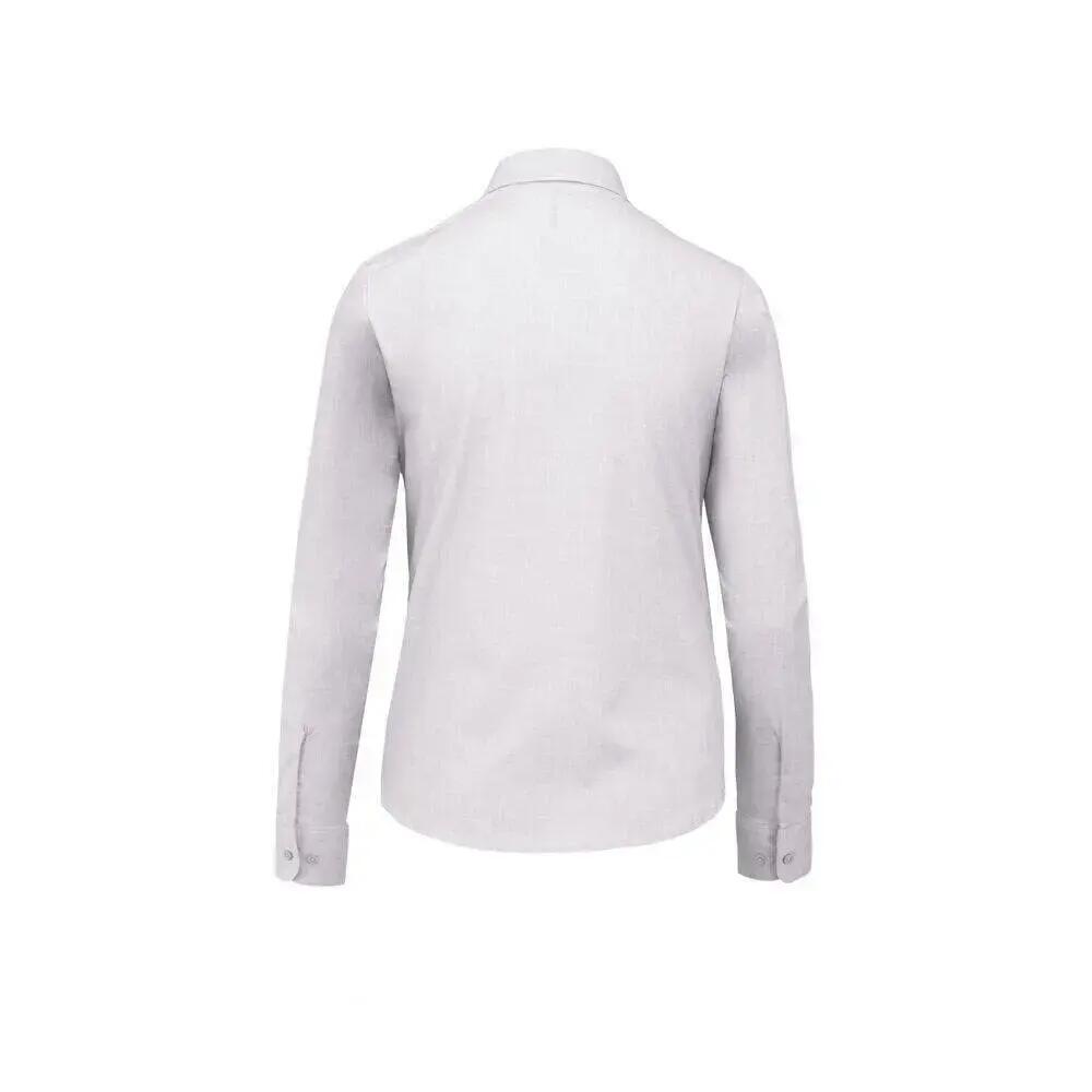 Camicia a maniche lunghe da donna blanc Kariban blanc 2/2