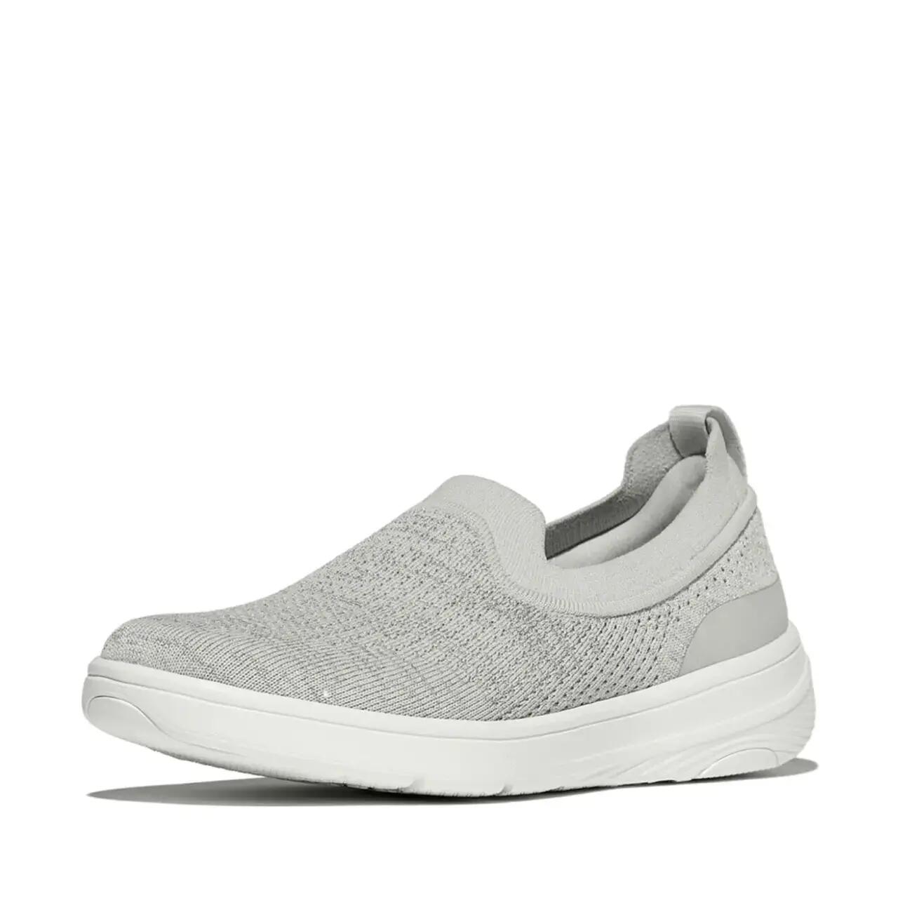 FitFlop Super-Q Knit Slip-Ons  ARCTIC GREY/ZILVER 37