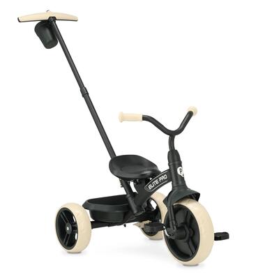 Qplay elite pro driewieler - loopfiets - zwart